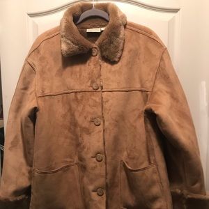 Saint johns bay women’s coat-brown, size large